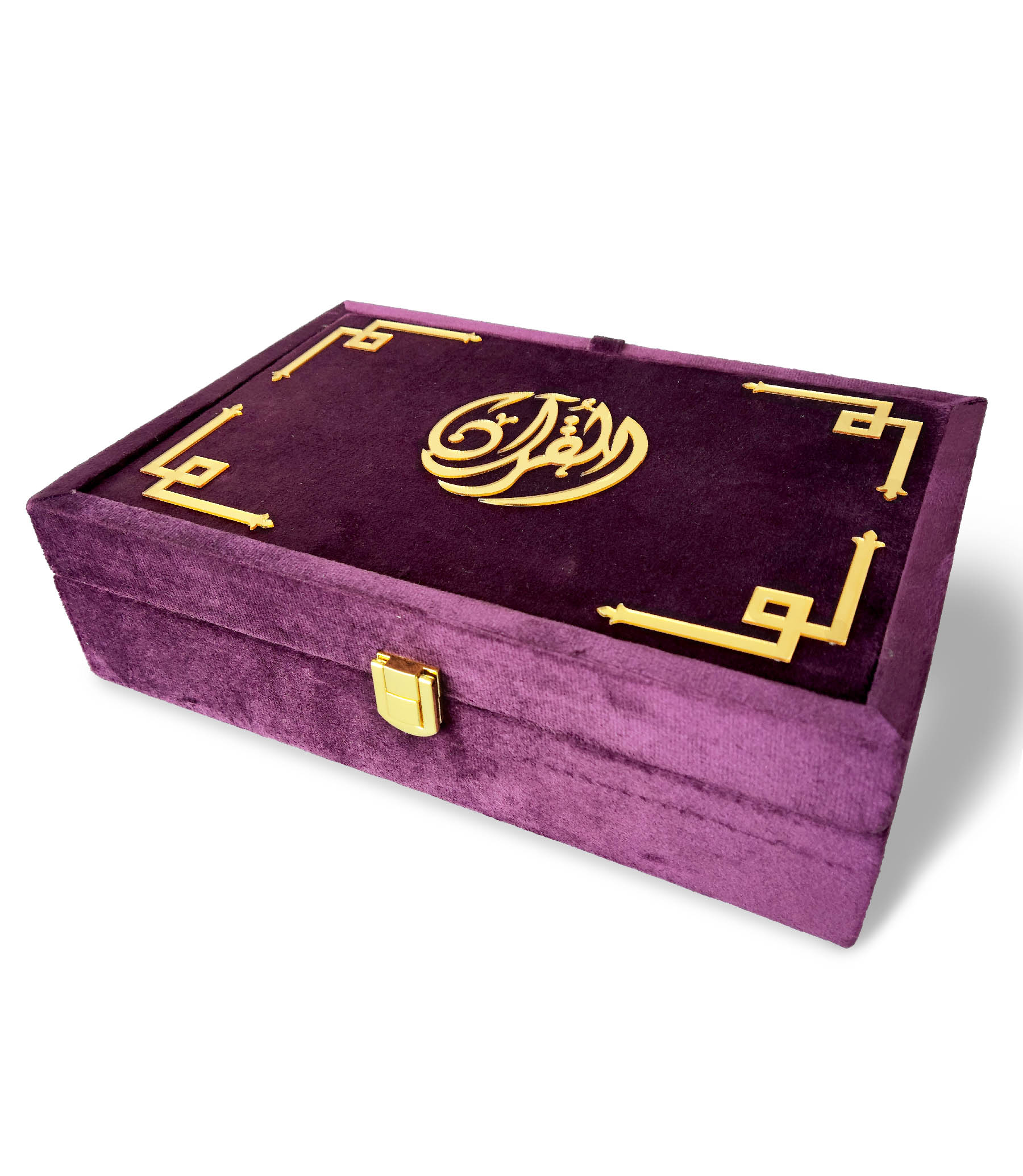 Purple velvet Quran box